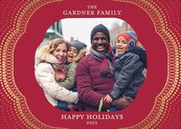 Diamond Arch Holiday Photo Card