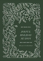 Holly Forest Holiday Card