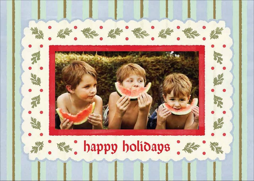 My Country Holiday Photo Card