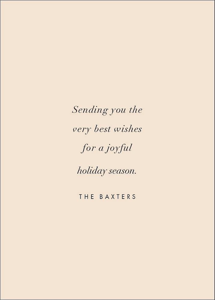 Greetings From Santa Holiday Card