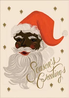 Greetings From Santa Holiday Card