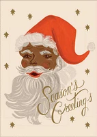 Greetings From Santa Holiday Card