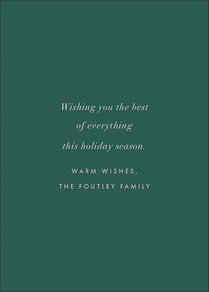Christmas Eve Scene Holiday Card