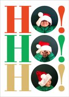 Ho Ho Ho Holiday Photo Card