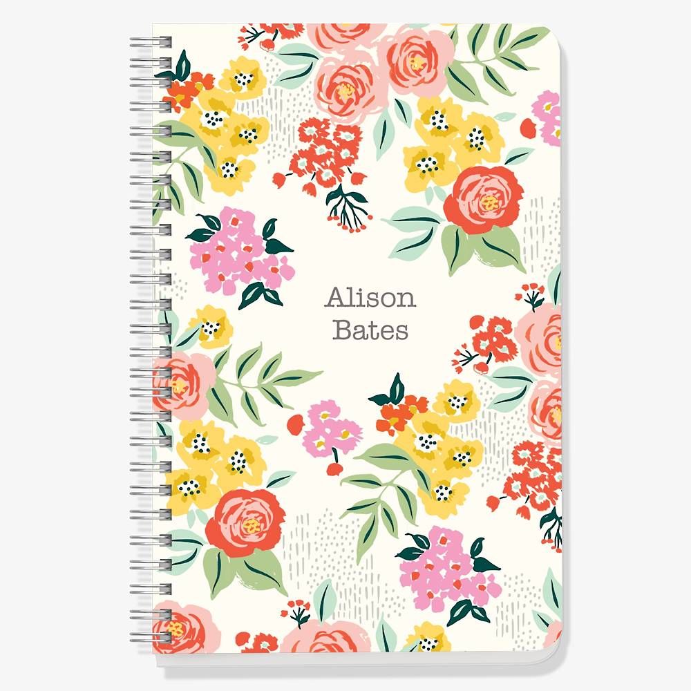 Cottage Rose Custom Journal