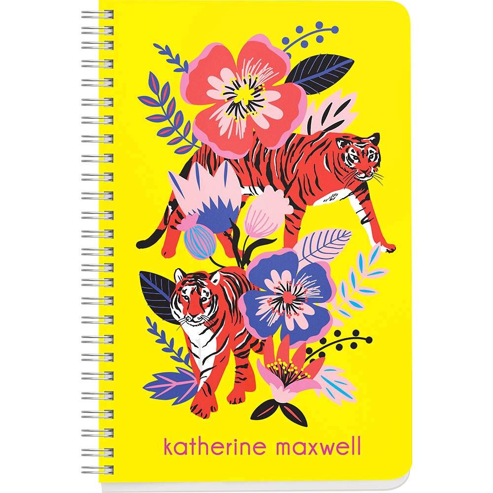 Tiger Floral Custom Journal