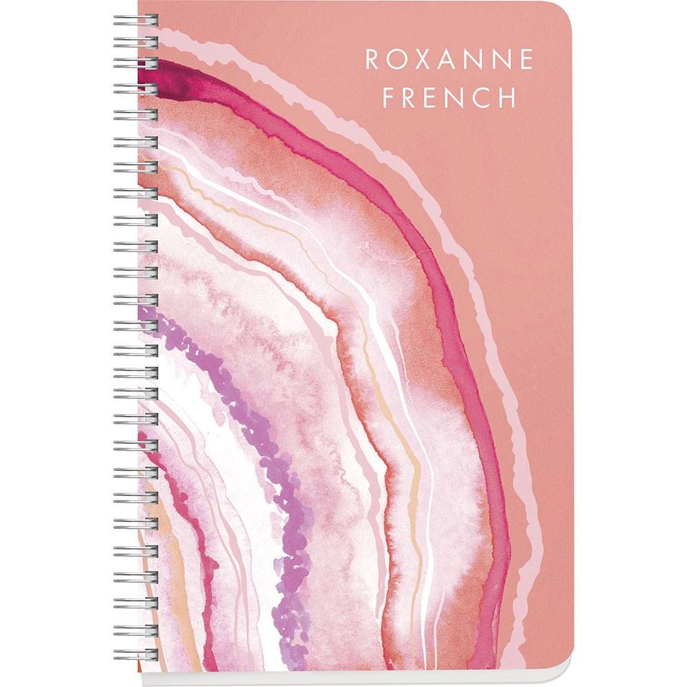 Pink Geode Custom Journal