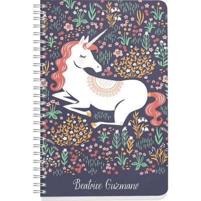 Floral Unicorn Custom Journal