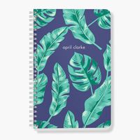 Monstera Leaves Custom Journal