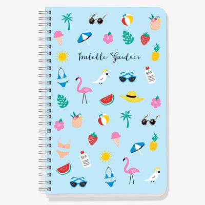 Summer Icons Custom Journal