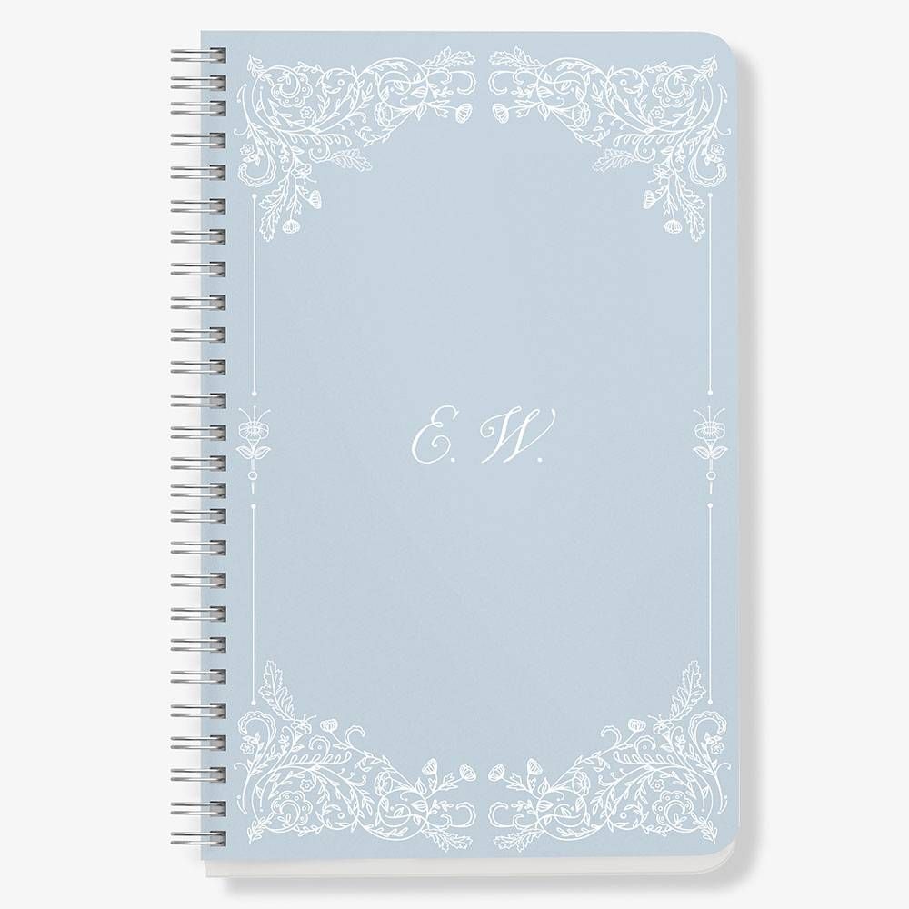 Scrollwork Floral Custom Journal