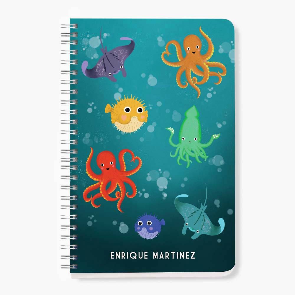 Sea Creatures Custom Journal