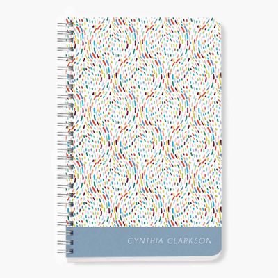 Swirl Dots Custom Journal