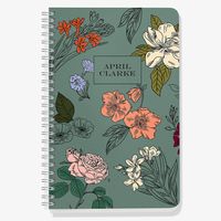 Floral Custom Journal