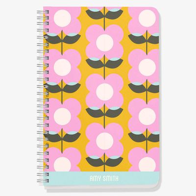 Retro Floral Custom Journal