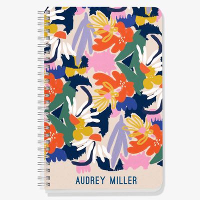 Abstract Floral Custom Journal