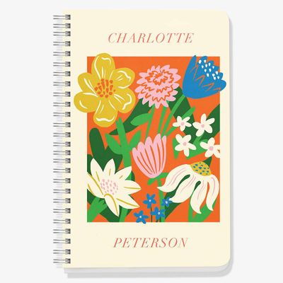 Flower Market Custom Journal