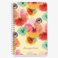 Pressed Pansy Custom Journal