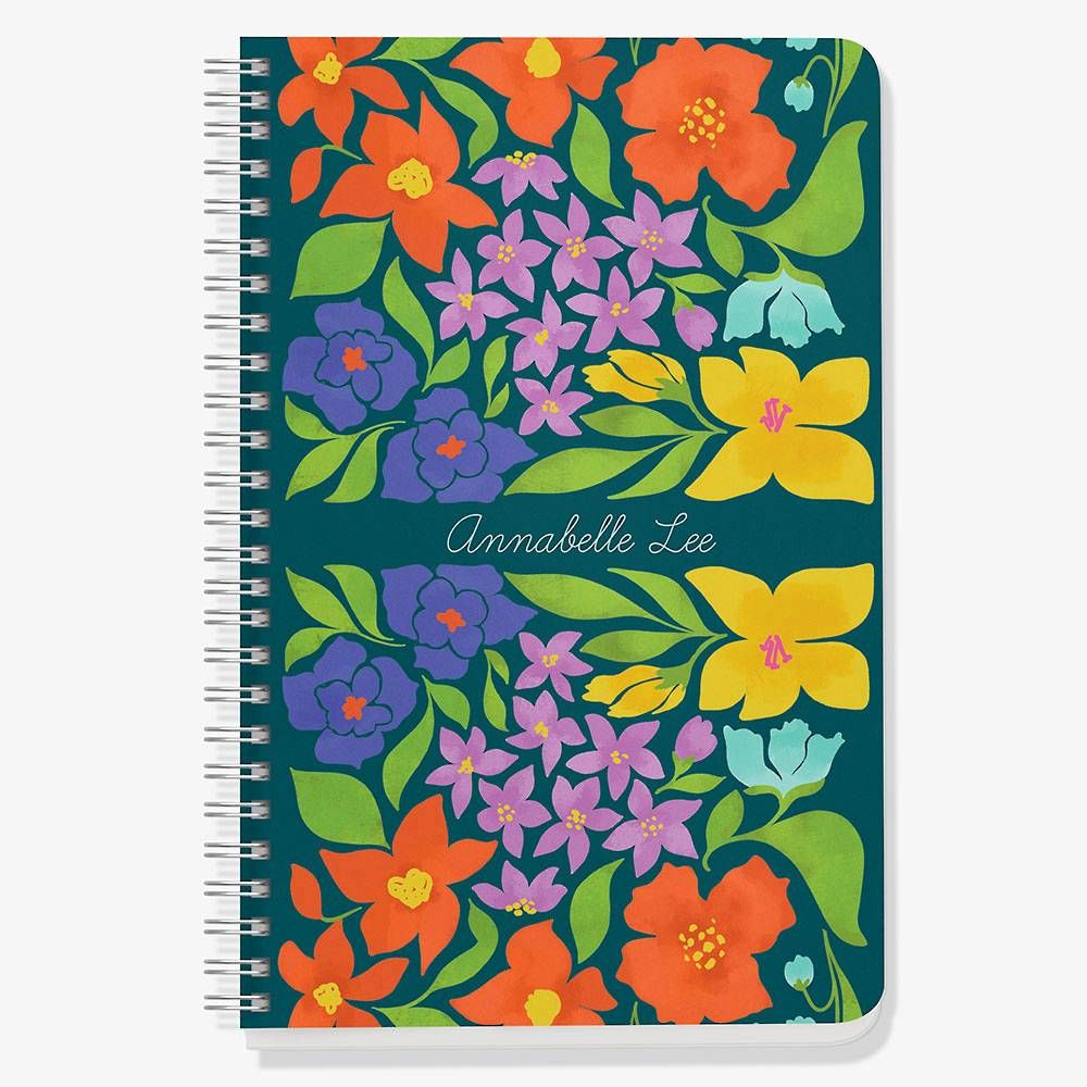 Puzzle Floral Custom Journal