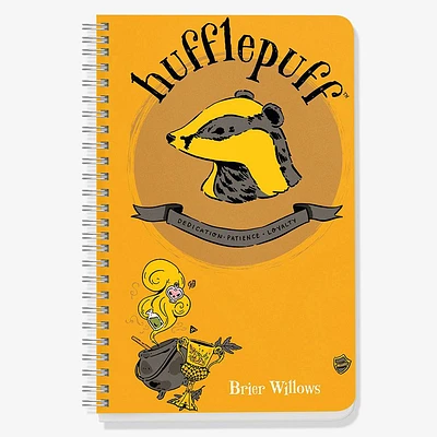 Hufflepuff Mascot Illustrated Academia Harry Potter Custom Journal