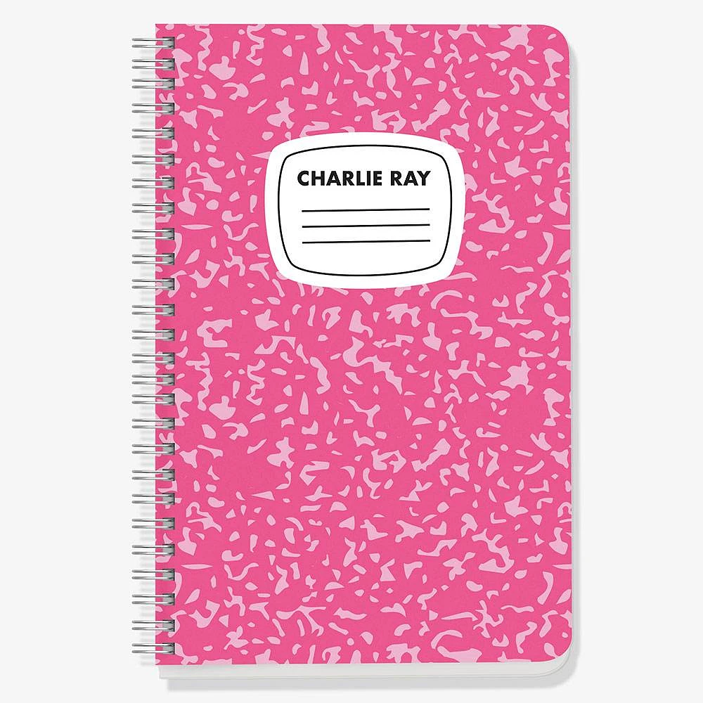 Retro Composition Custom Journal