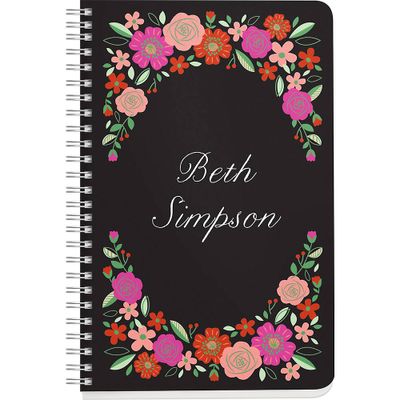 Floral Frame Custom Journal