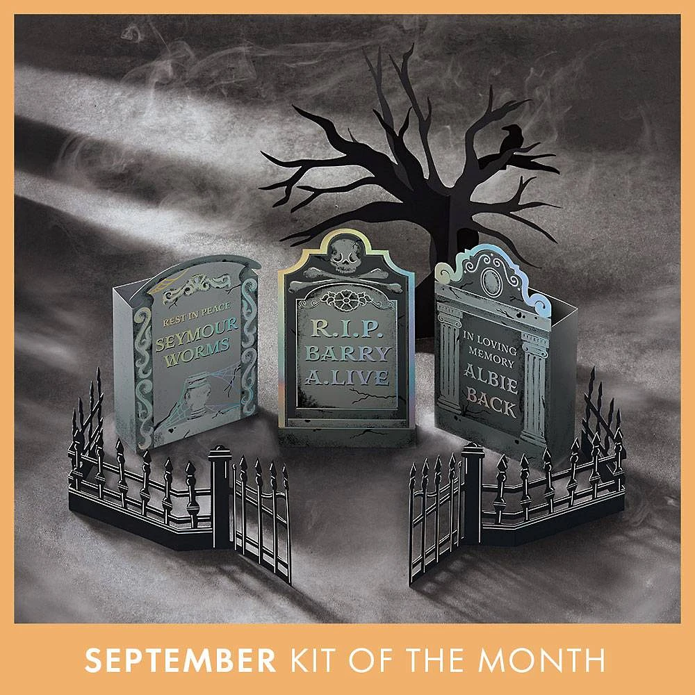 Graveyard Paper Craft Kit