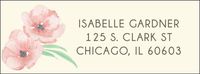 Delicate Flowers Return Address Label