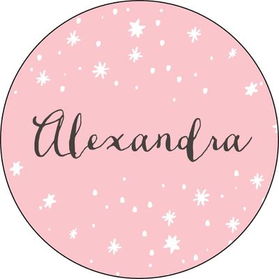 Shooting Star Personalized Stickers