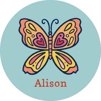 Butterfly Personalized Stickers