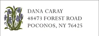 Delicate Florals Return Address Label