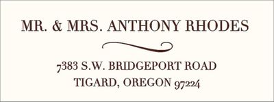 Symphony Return Address Label