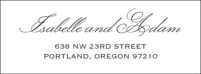 Antique Elegance Return Address Label