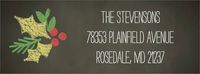 Magic Chalkboard Holiday Return Address Label