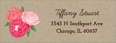 Love is in Bloom Return Address Label