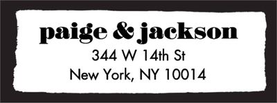 Onyx Return Address Label