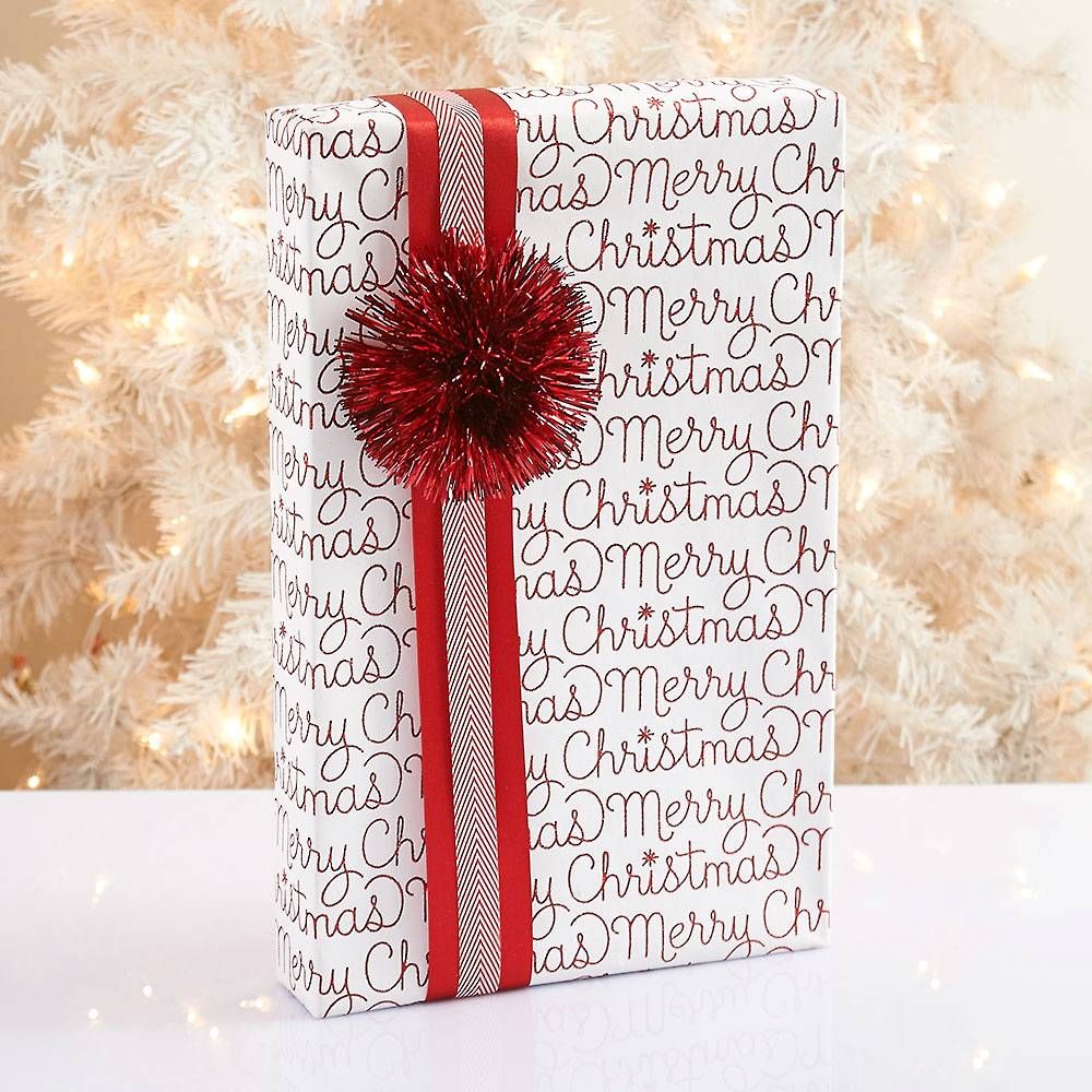 Red Tinsel Bow