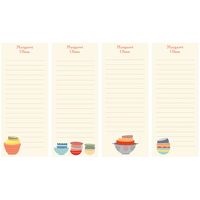 Bowls Personalized List Pads