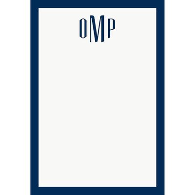 Border Monogram Personalized Note Pads