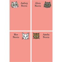 Cats Personalized Note Pads