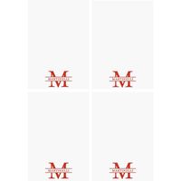 Single Monogram Personalized Note Pads