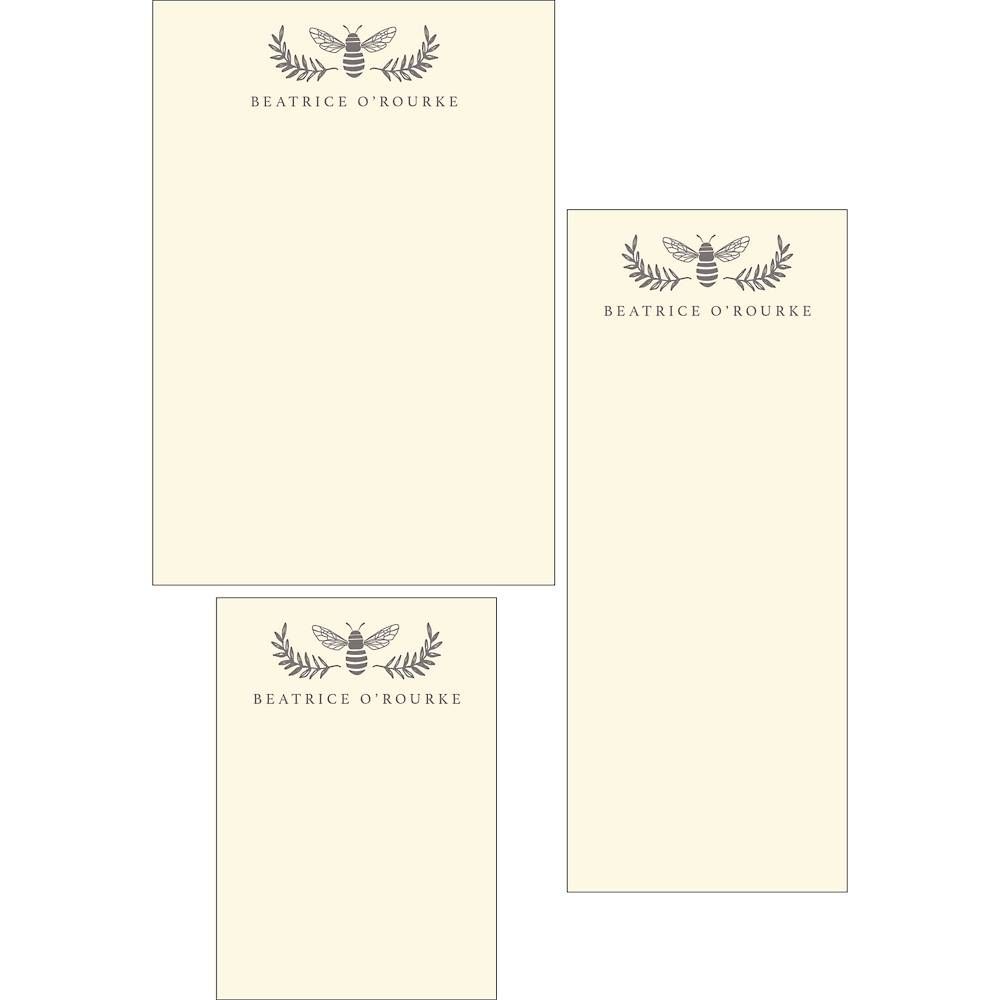 Bee Laurel Mixed Personalized Notepads