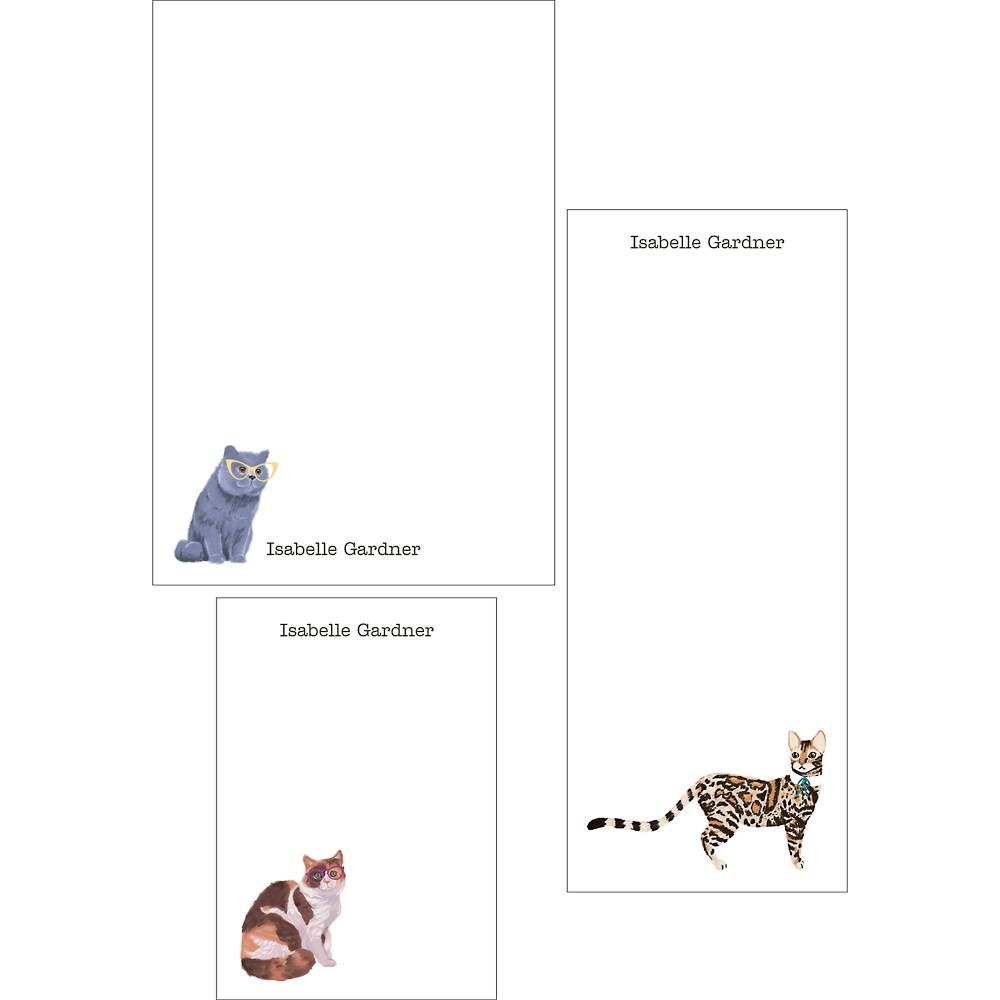 Sophisticats Mixed Personalized Notepads