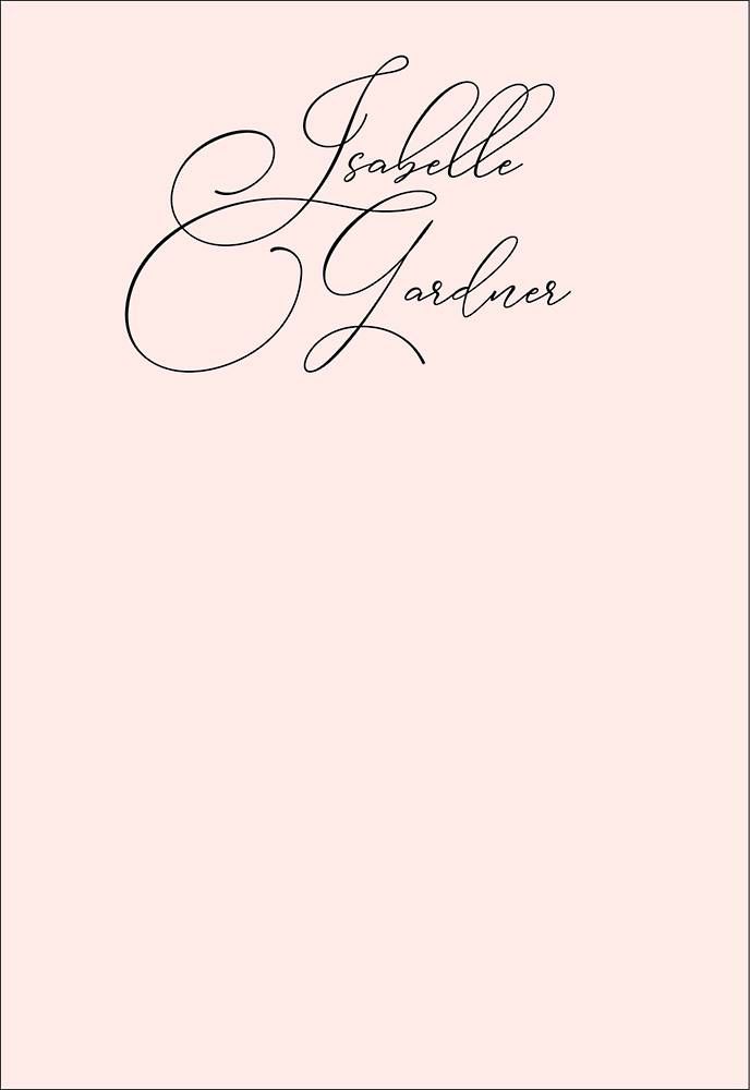 Signature Script Personalized Notepad Set