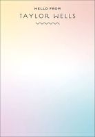 Hello Gradient Personalized Notepad Sets