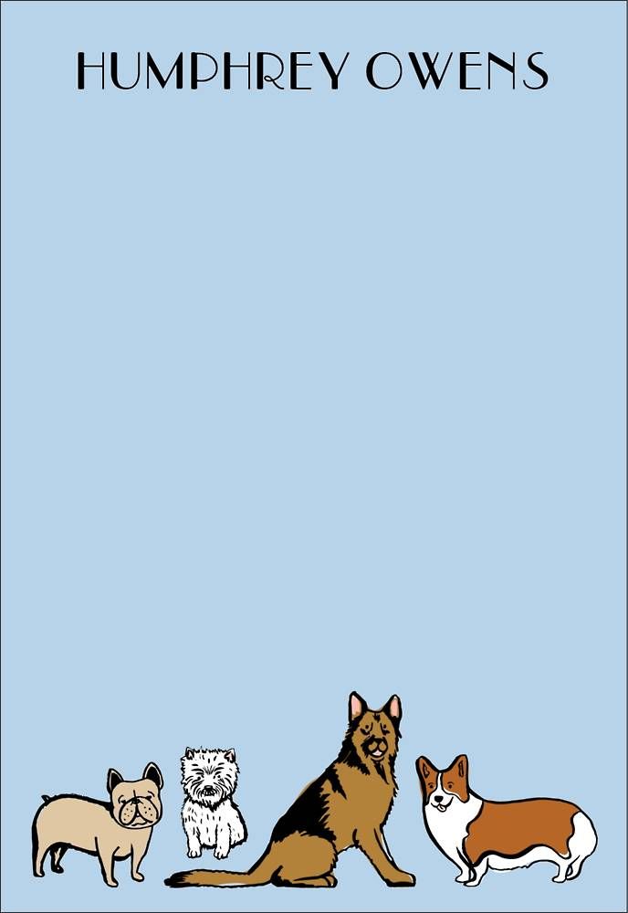 Dogs Personalized Notepad Sets