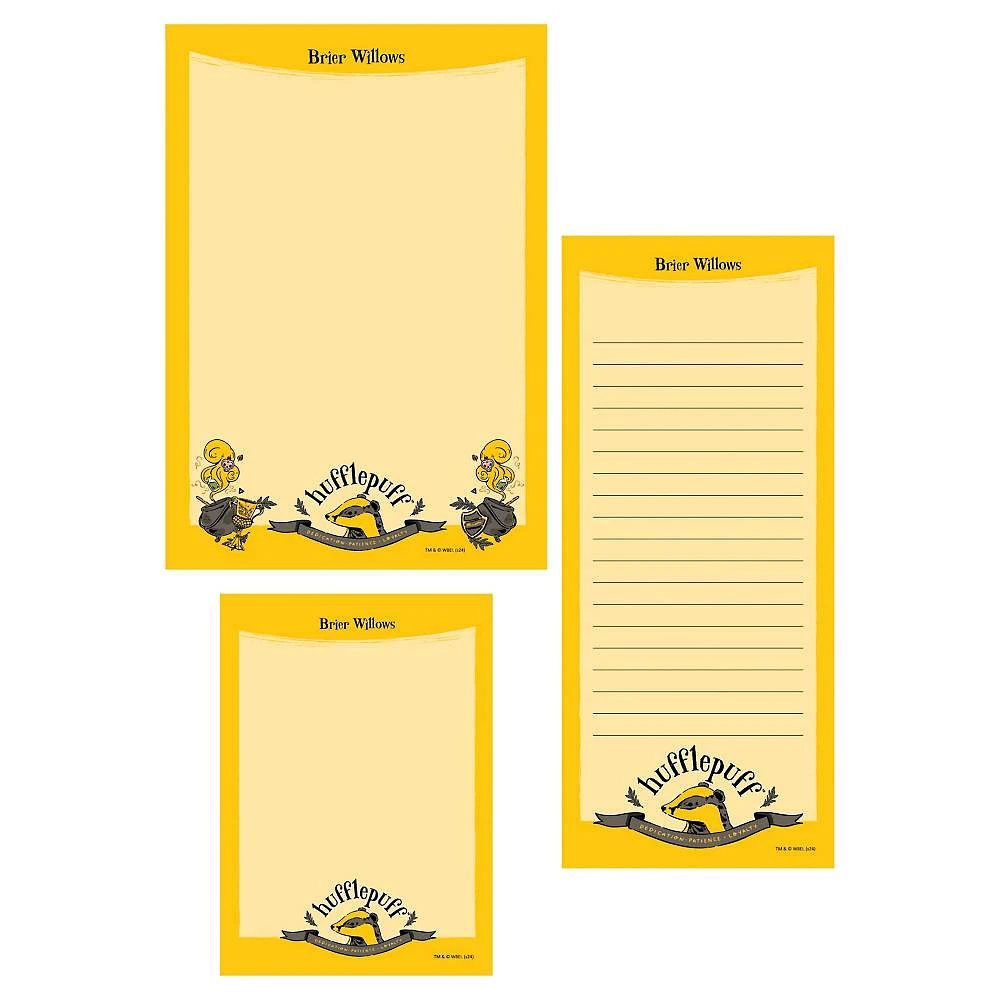 Hufflepuff Mascot Illustrated Academia Harry Potter Mixed Personalized Notepads