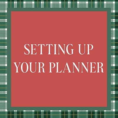 Virtual Workshop: Setting Up Your Planner for The New Year