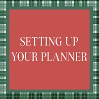 Virtual Workshop: Setting Up Your Planner for The New Year