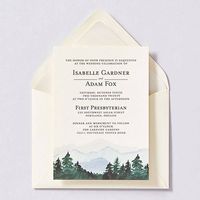 Sierra Wedding Invitation